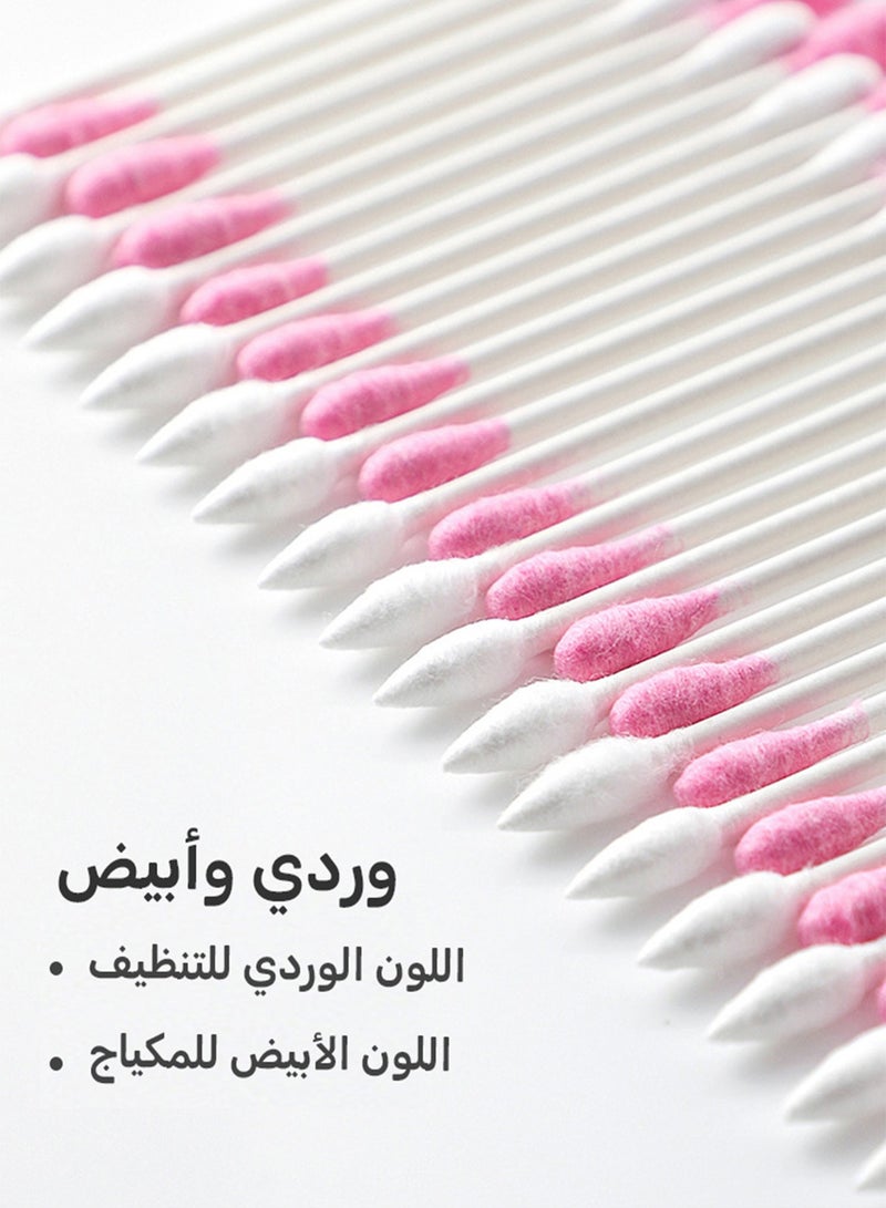 Boxed Two Headed Cotton Swabs Disposable Makeup Cotton Swabs For Ears Cotton Swabs Round Pointed Tampon Swabs - Image 3